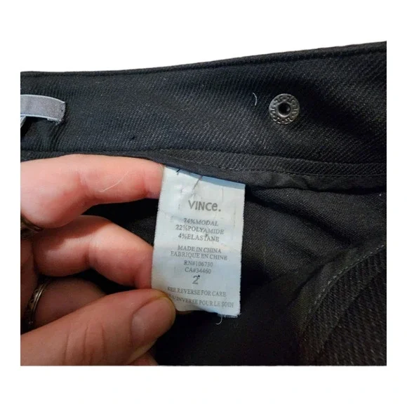 Vince Ponte skinny pants size 2 black - Picture 4 of 4